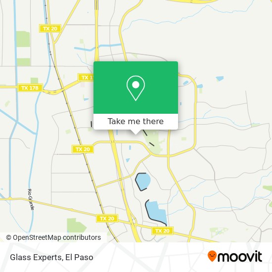 Glass Experts map