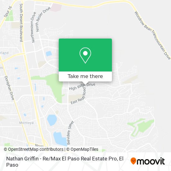 Mapa de Nathan Griffin - Re / Max El Paso Real Estate Pro