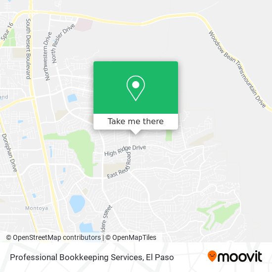 Professional Bookkeeping Services map