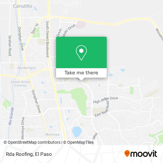 Mapa de Rda Roofing