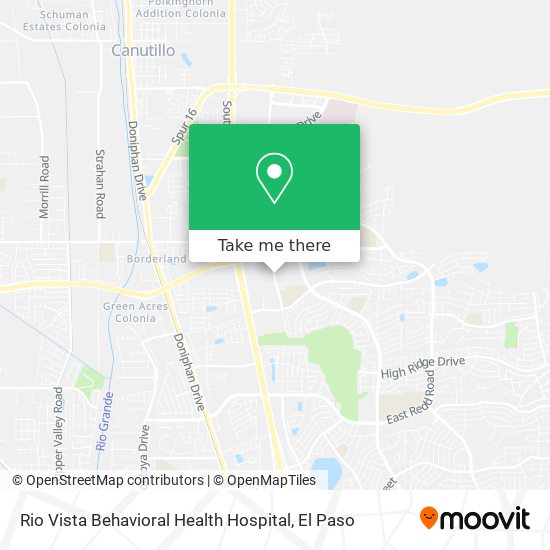 Mapa de Rio Vista Behavioral Health Hospital