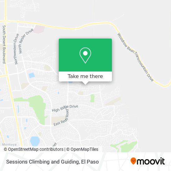 Sessions Climbing and Guiding map