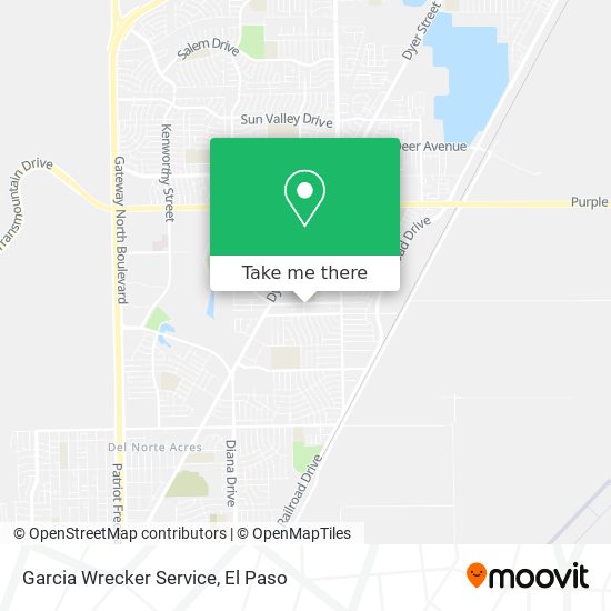Mapa de Garcia Wrecker Service