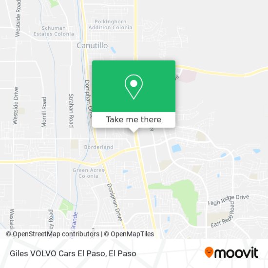 Mapa de Giles VOLVO Cars El Paso