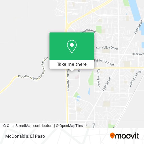 McDonald's map