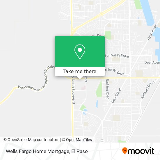 Wells Fargo Home Mortgage map