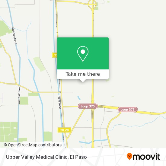 Upper Valley Medical Clinic map