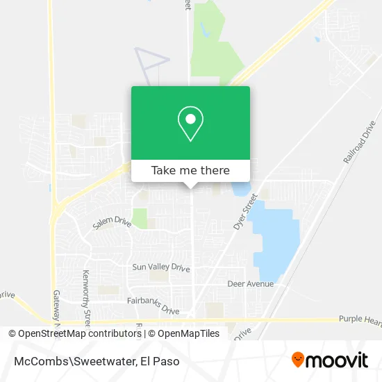 McCombs\Sweetwater map