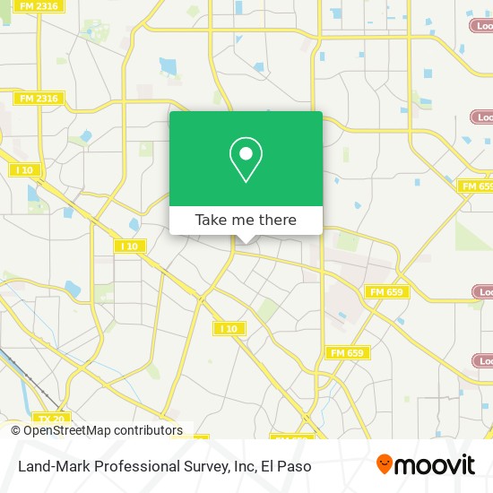 Land-Mark Professional Survey, Inc map