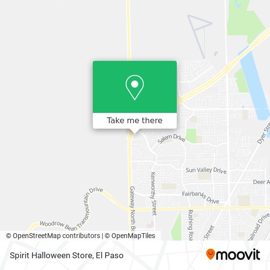 Spirit Halloween Store map
