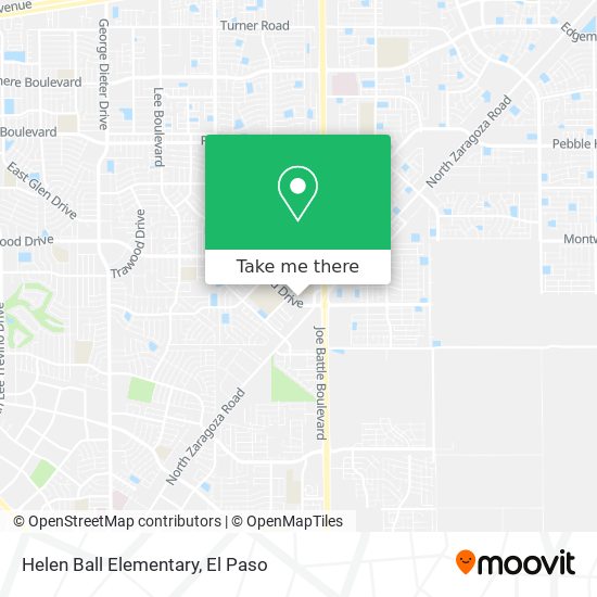 Mapa de Helen Ball Elementary