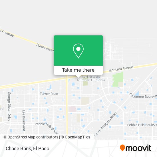Mapa de Chase Bank