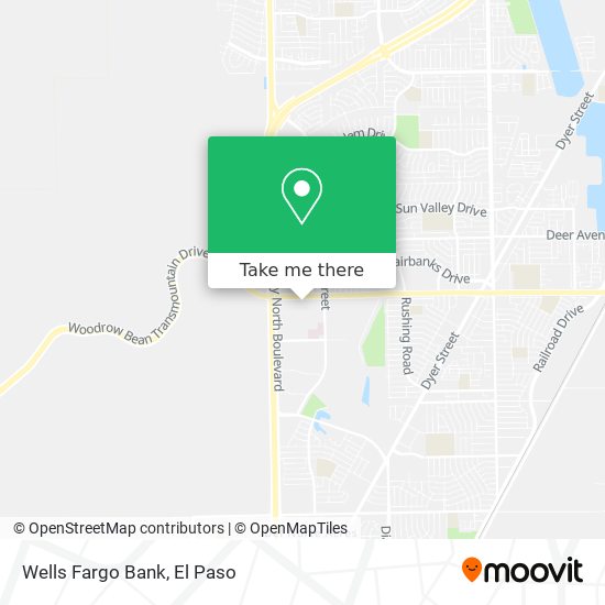 Wells Fargo Bank map