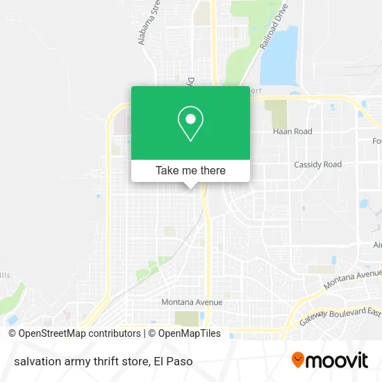 salvation army thrift store map