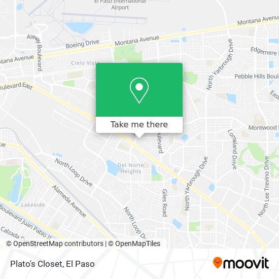 Plato's Closet map