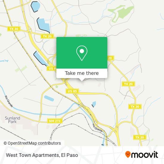 Mapa de West Town Apartments