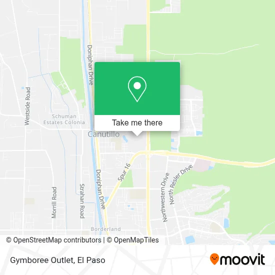 Gymboree Outlet map