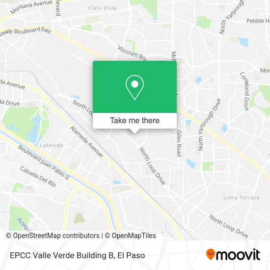 EPCC Valle Verde Building B map