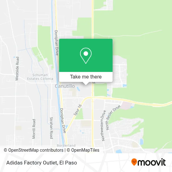 adidas Factory Outlet map