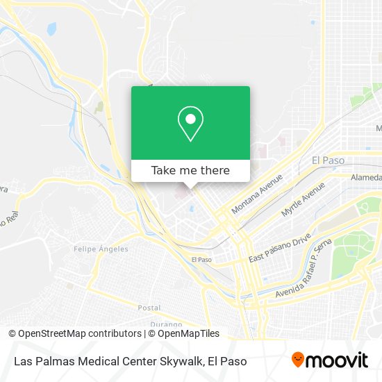 Las Palmas Medical Center Skywalk map