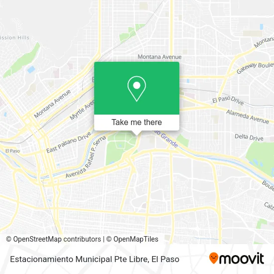 Estacionamiento Municipal Pte Libre map