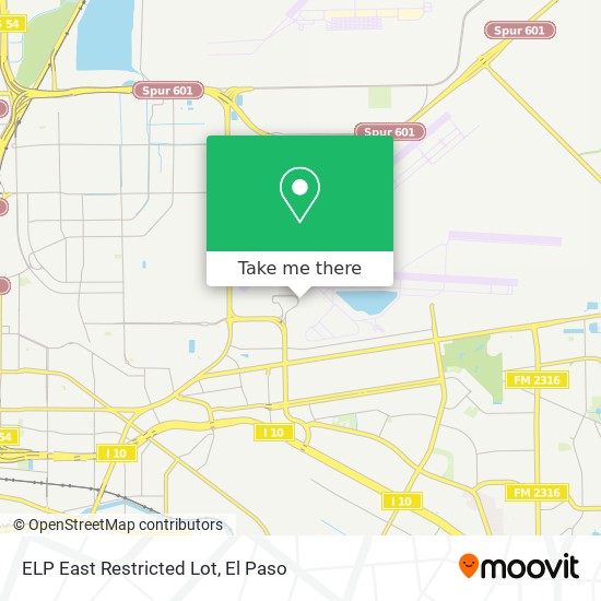 ELP East Restricted Lot map