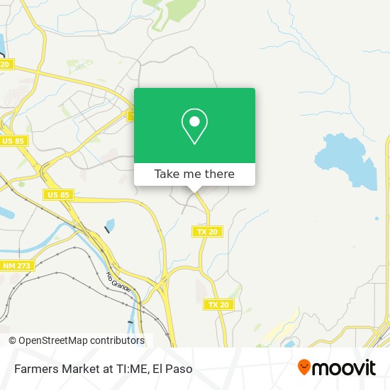 Farmers Market at TI:ME map