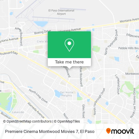 Premiere Cinema Montwood Movies 7 map