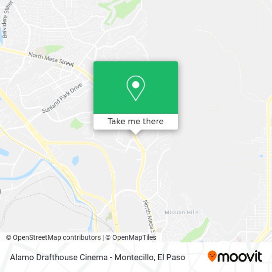 Alamo Drafthouse Cinema - Montecillo map