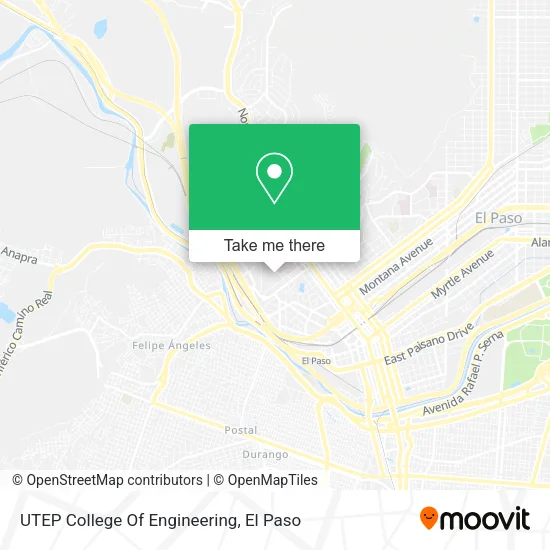 UTEP College Of Engineering map