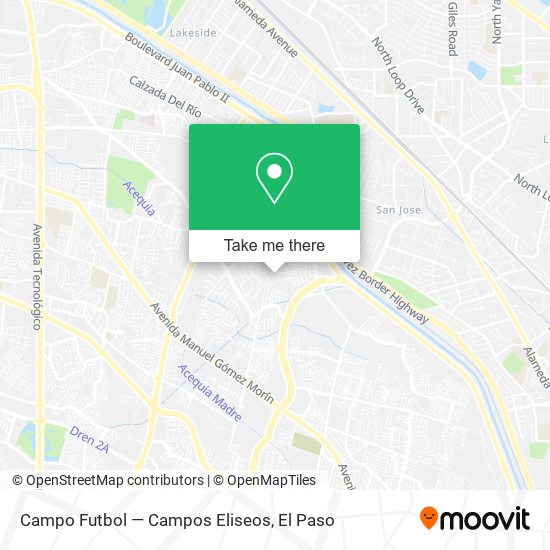 Mapa de Campo Futbol — Campos Eliseos