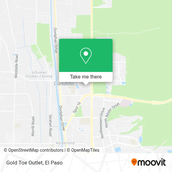 Gold Toe Outlet map