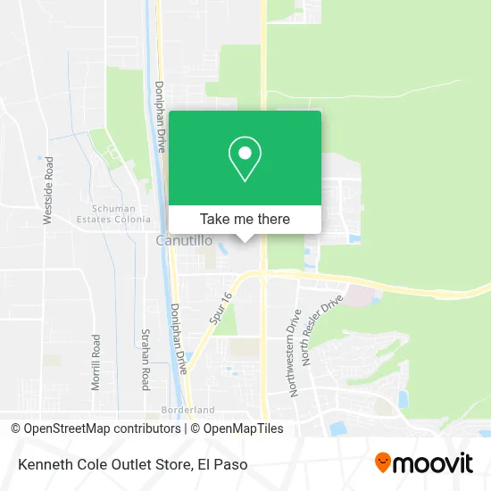 Kenneth Cole Outlet Store map