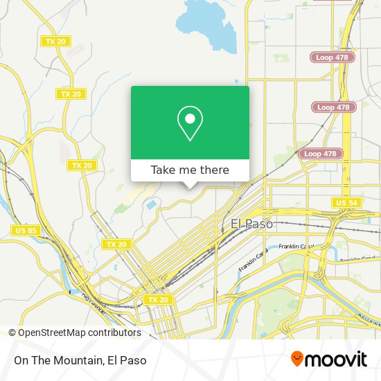 On The Mountain map