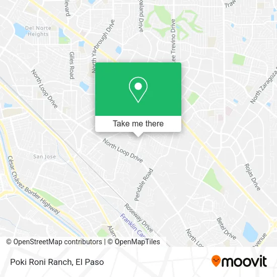 Mapa de Poki Roni Ranch