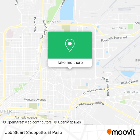 Mapa de Jeb Stuart Shoppette