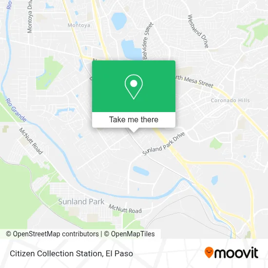 Citizen Collection Station map