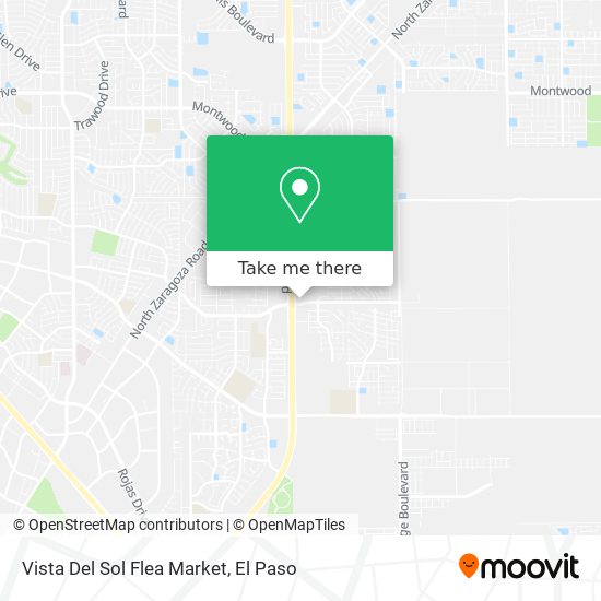 Vista Del Sol Flea Market map