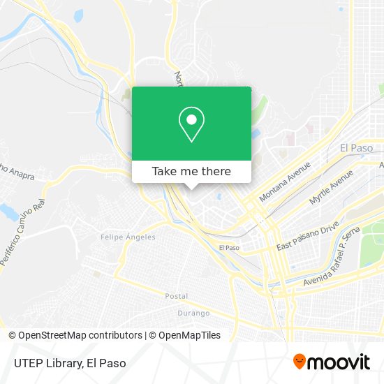 Mapa de UTEP Library
