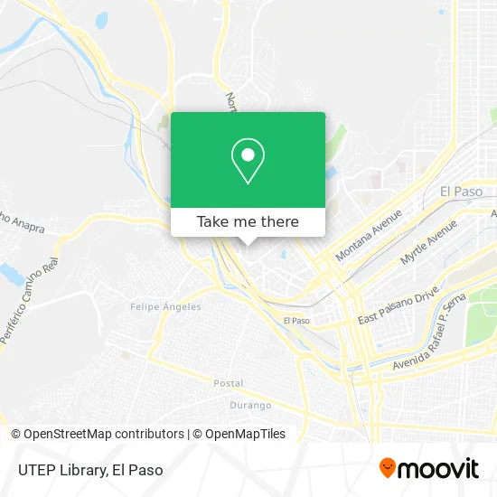 UTEP Library map