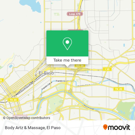 Body Artz & Massage map