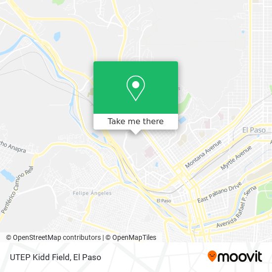 UTEP Kidd Field map