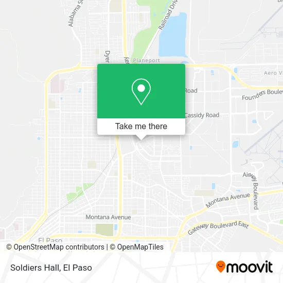Mapa de Soldiers Hall