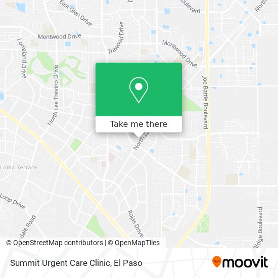 Summit Urgent Care Clinic map