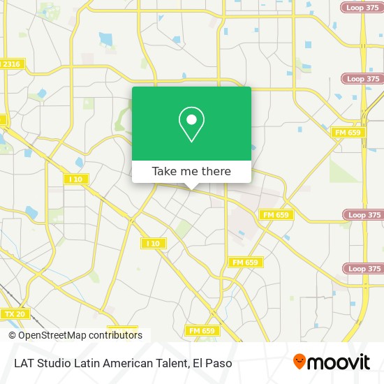 LAT Studio Latin American Talent map