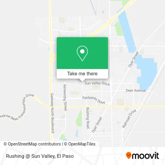 Rushing @ Sun Valley map
