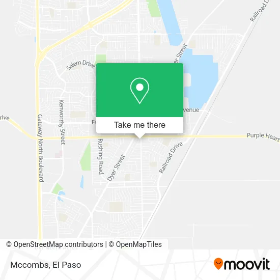Mapa de Mccombs