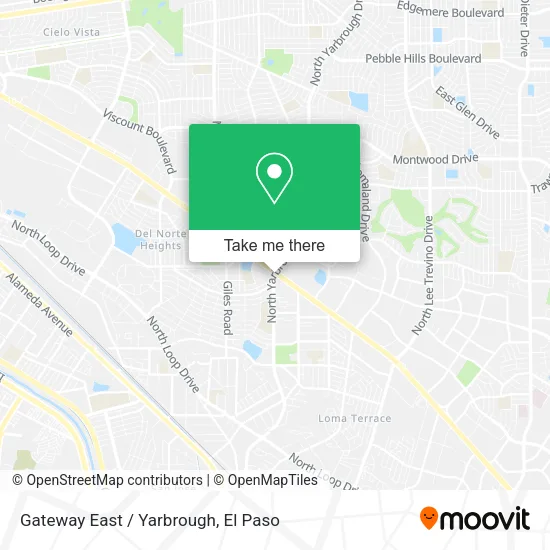 Mapa de Gateway East / Yarbrough