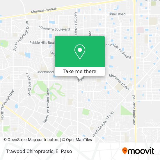 Mapa de Trawood Chiropractic