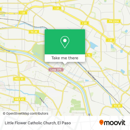 Little Flower Catholic Church map